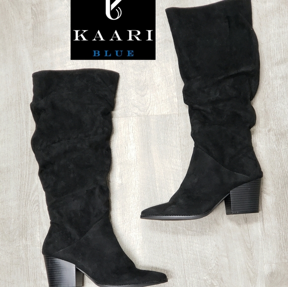 Kaari Blue Shoes - 🆕️ Kaari Blue Elda Knee-high Boots👢Size 6½